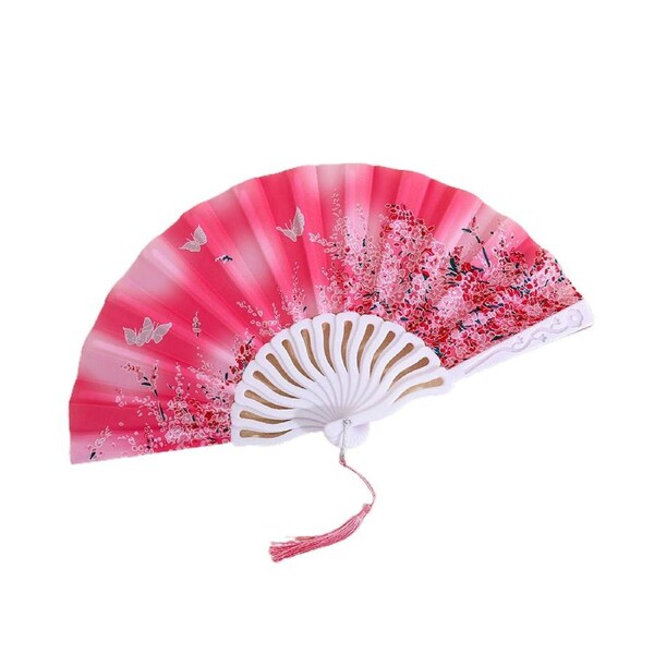 Folding Fan Glossy Texture Handheld Fan Home Supply-A - A