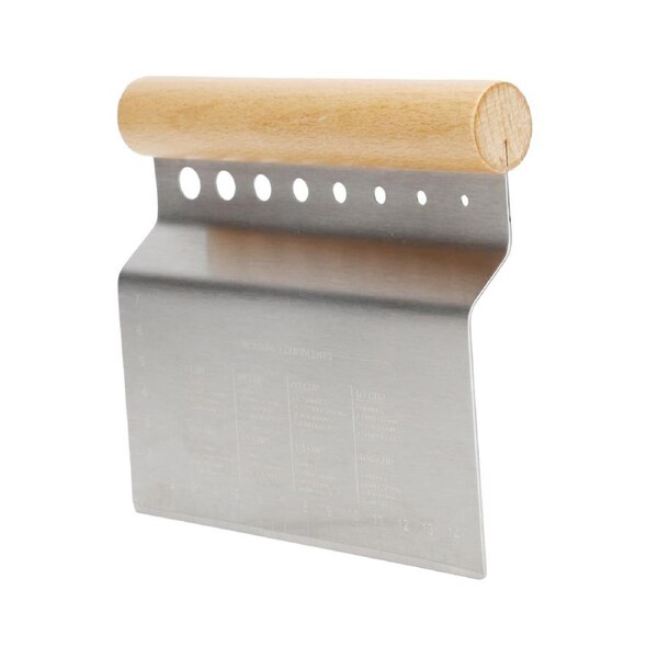 Dough Scraper Multifunctional Kitchen Tool Baking Tool with Handle for Dough and Pizza