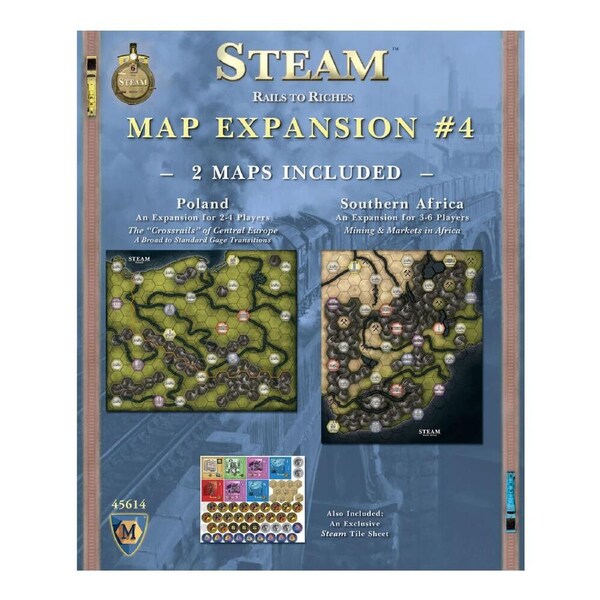 Steam Role Playing RPG Board Game 2-Map Expansion No4 Kids/Children 12y+