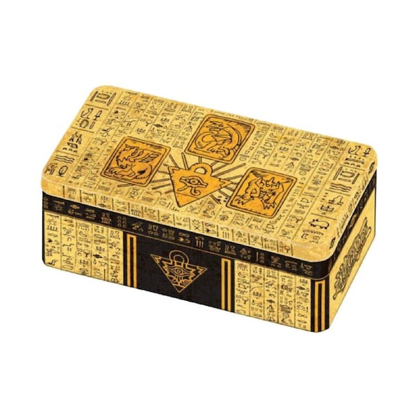 Yu-Gi-Oh 2022 Pharaoh's Gods TCG/CCG Trading Card Mega-Tin Case Box