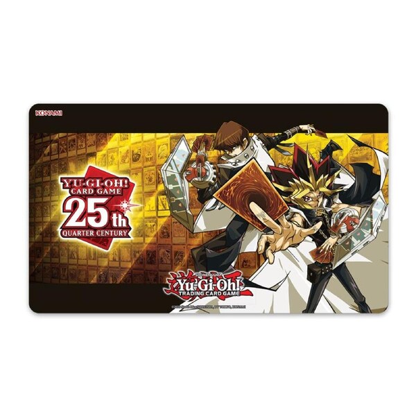 Yu-Gi-Oh Yugi & Kaiba Quarter Century TCG Trading Card Game Mat 61x35cm
