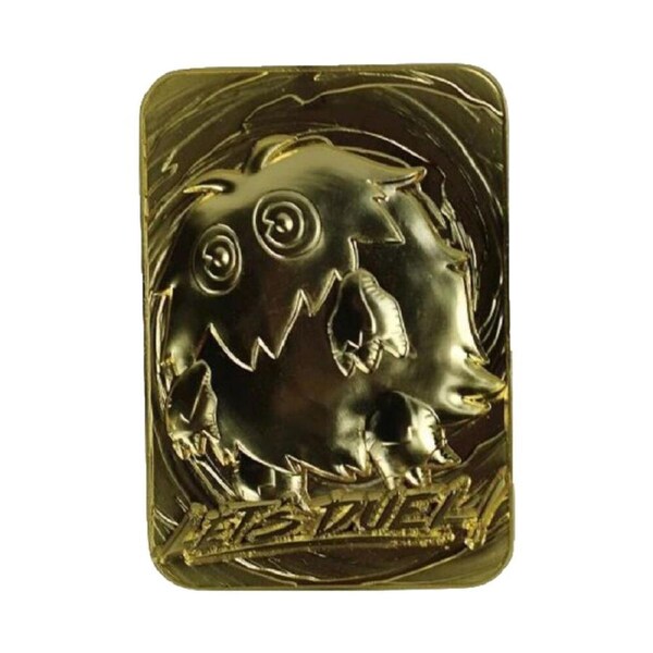 Fanattik Yu-Gi-Oh Kuriboh 24K Gold Plated Metal Card Limited Ed Display