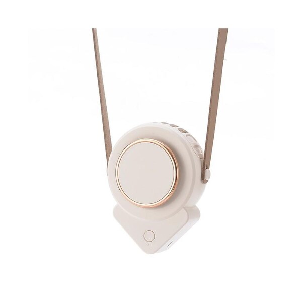 Mini Fan 3 Wind Speeds Portable with Hanging Rope Mini Hanging Neck Fan for Home-White