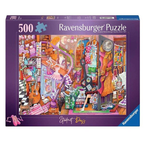 Ravensburger Student Days 500 Piece Jigsaw Puzzle