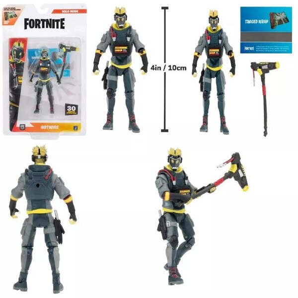Fortnite Hotwire Action Figure Solo Mode Ages 8 Fighting Toy