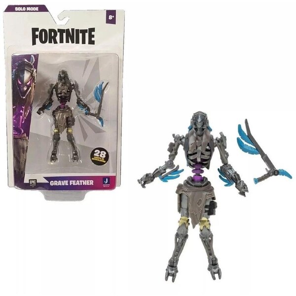 Fortnite Grave Feather Action Figure Battle Ready Ages 8 New Toy