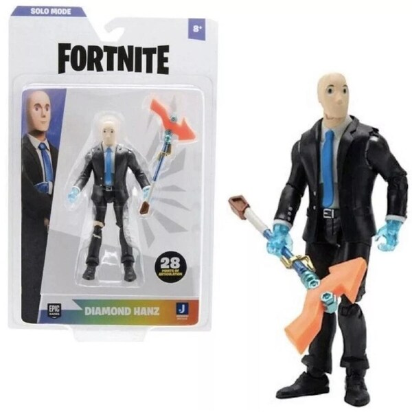 Fortnite Diamond Hanz Action Figure Solo Mode Ages 8 Collectible Toy