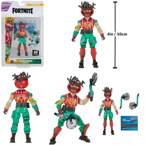 Fortnite Tomatohead Action Figure Solo Mode Ages 8 Fighting Toy