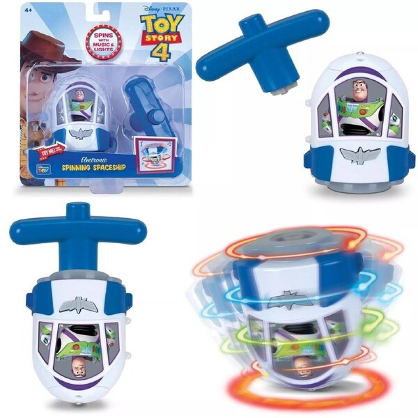Disney Pixar Toy Story 4 Electronic Spinning Space Rocket Spaceship Buzz Lightyear Play