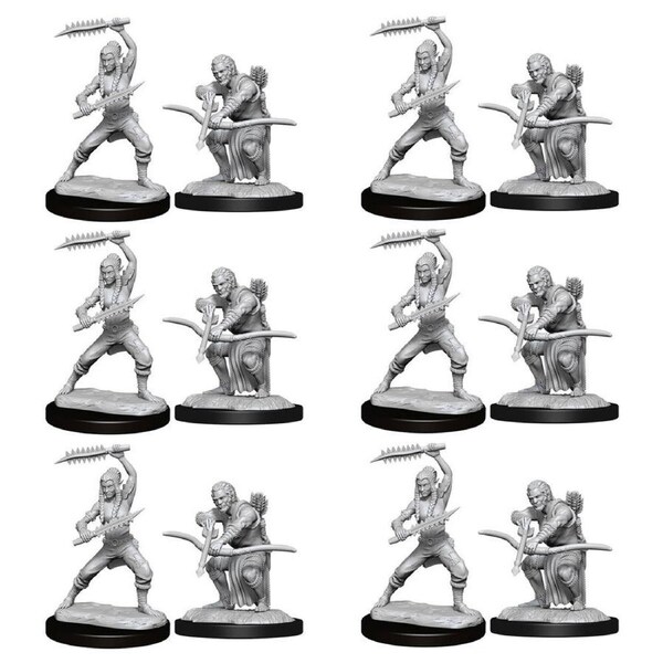 6x 2pc Dungeons & Dragons Nolzur's Marvelous Miniatures Shifter Wildhunt Ranger