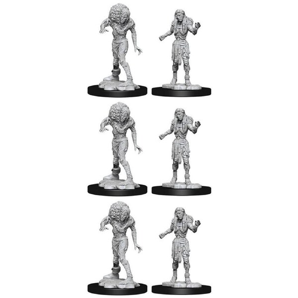 3x 2pc Dungeons & Dragons Nolzur's Marvelous Drowned Assassin & Drowned Asetic
