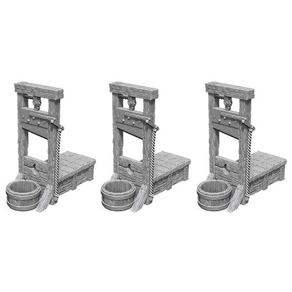 Wizkids Deep Cuts Unpainted Miniatures Guillotine Figure Figure Collectable