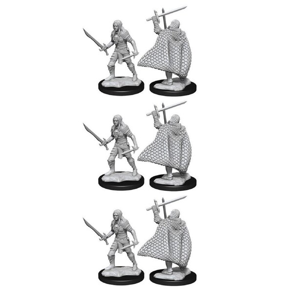 Pathfinder Deep Cuts Unpainted Miniatures Elf Fighter Male Figure