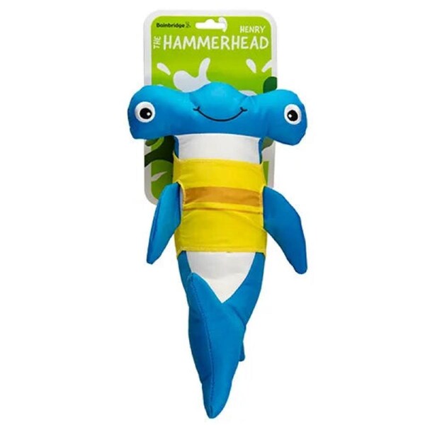 Henry The Hammerhead Splash Critters Dog Toy