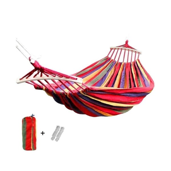 Hanging Hammock Outdoor Garden Travel Beach Swinging Bed Camping