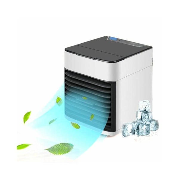 17x17x17CM Portable Cooling Fan Mini Air Conditioner Humidifier Desk USB Fan