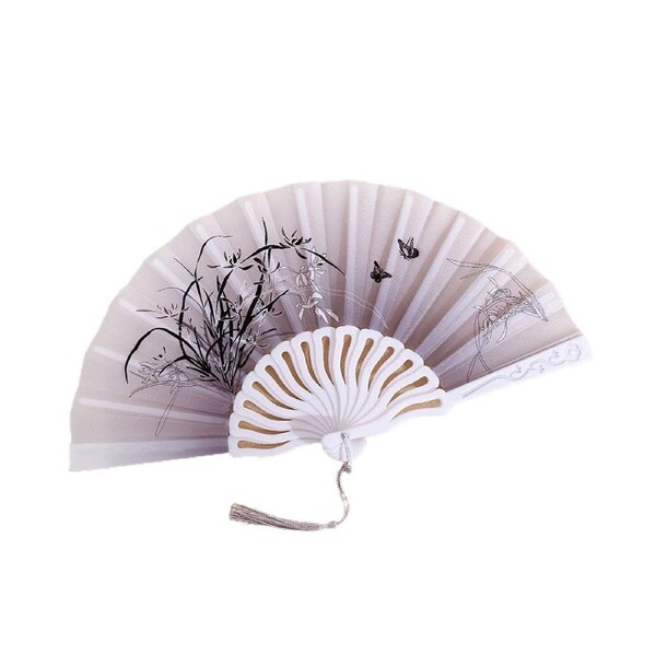Folding Fan Glossy Texture Handheld Fan Home Supply-O - O