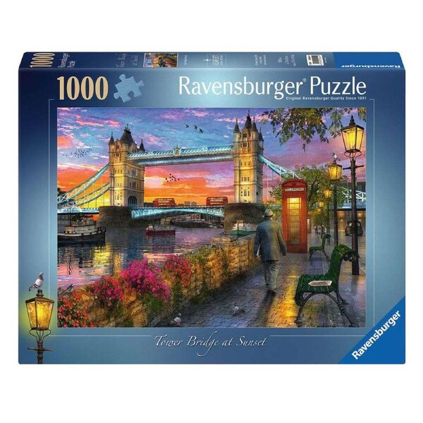 Ravensburger Tower Bridge at Sunset 1000 Piece Jigsaw Puzzle