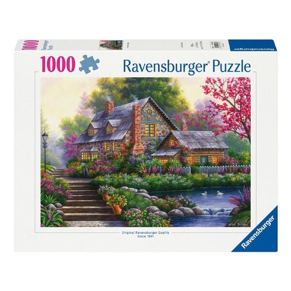 Ravensburger Romantic Cottage 1000 Piece Jigsaw Puzzle