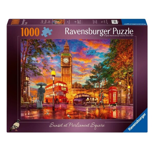Ravensburger Sunset at Parliament Square 1000 Piece Jigsaw Puzzle