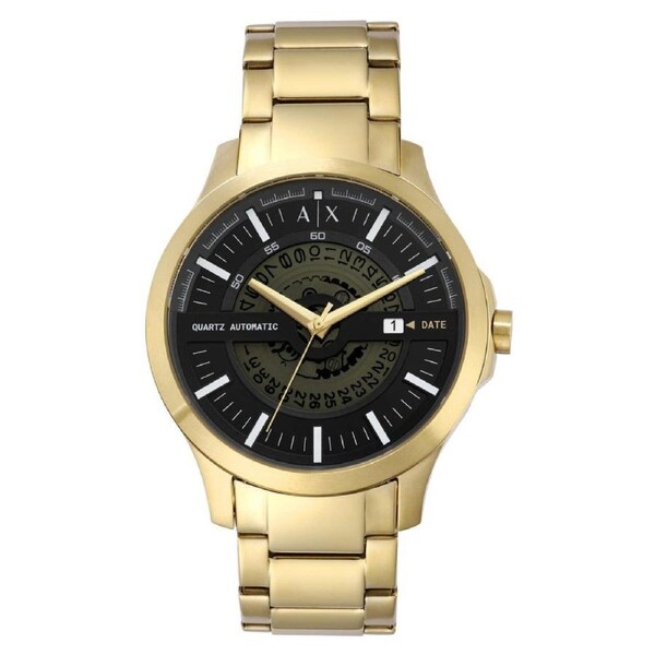 Armani Exchange Automatic Three-Hand Date Gold-Tone Men's Watch (AX2443I)