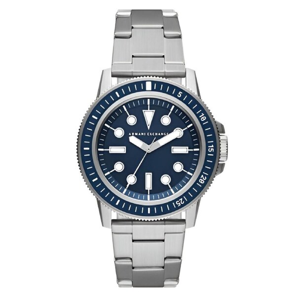 Armani Exchange Leonardo Blue and Silver Men's Watch (AX1861)