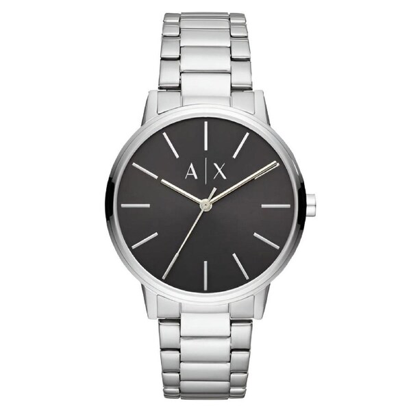 Armani Exchange Three-Hand Black Dial Cyde Silver Men’s Watch (AX2700)