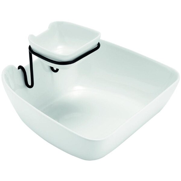 Ladelle Alto Serve & Share Double Layer Chip & Dip Bowl