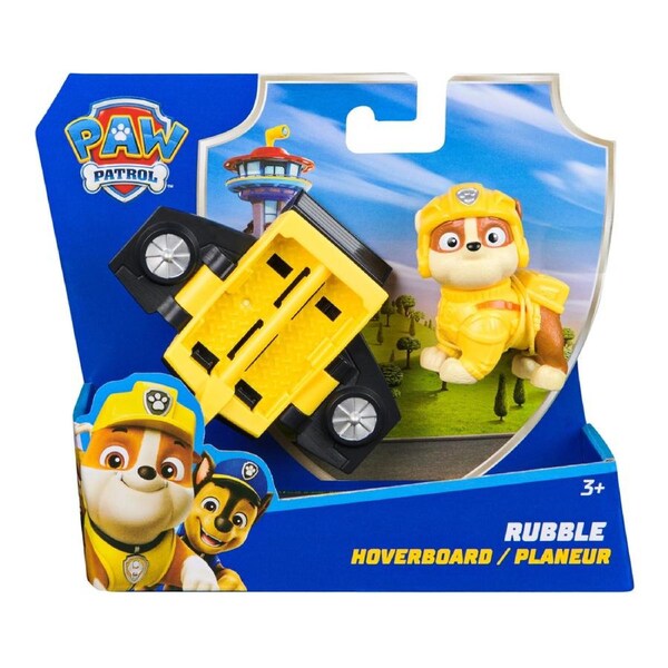 Paw Patrol Action Pups Rubble with Hoverboard Action Figure