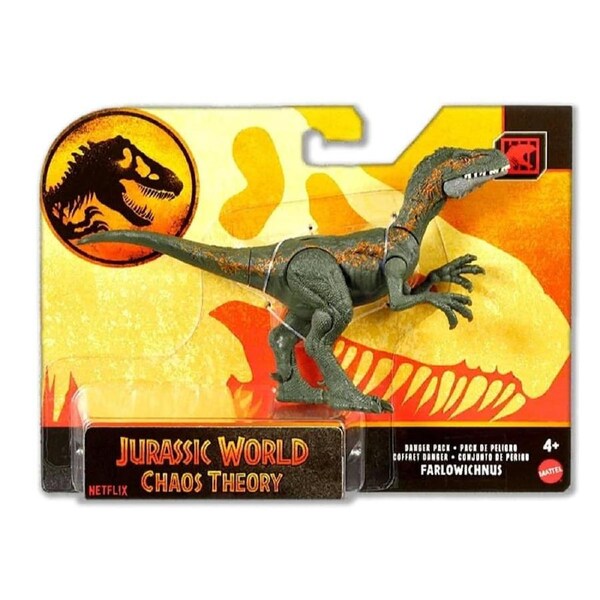 Jurassic World Chaos Theory Danger Pack Farlowichnus Action Figure