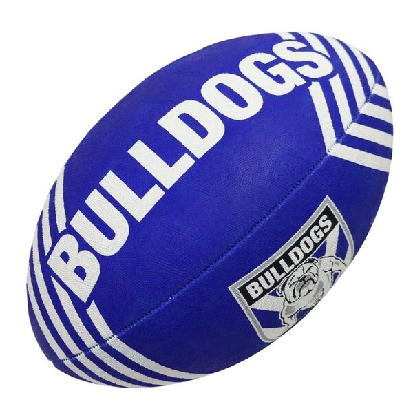 NRL 2025 Supporter Football - Canterbury Bulldogs - Ball - Size 5