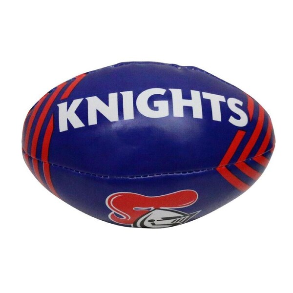 NRL 2025 6 Inch Sponge Football - Newcastle Knights - Supporter Ball