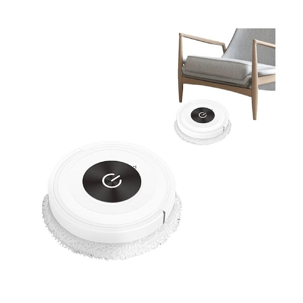 Smart Silent Touch Sweeping and Mopping Robot Wet and Dry All-in-One Cleaning Machine-White