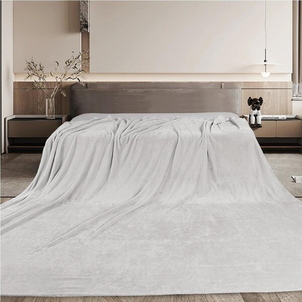 Ramesses Giant Extra Large Family Blanket 315cm x 315cm Grey