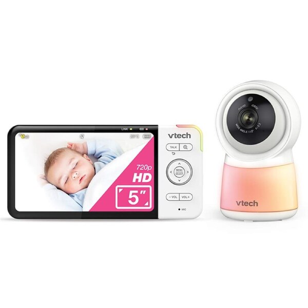 VTech 5" HD Smart Colour Video Baby Monitor with Remote Access RM5754HDV2