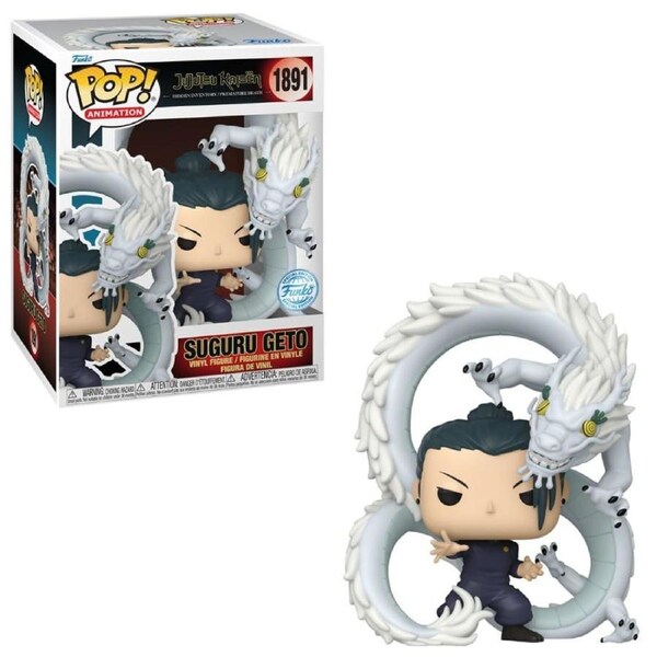 Jujutsu Kaisen Suguru Geto with Rainbow Dragon US Exclusive Funko Premium POP! Vinyl