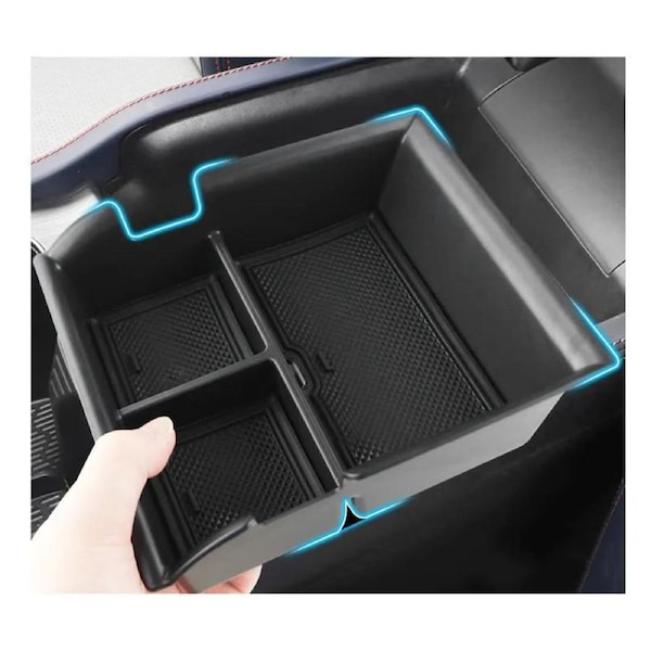 BYD Atto 3 Center Console Tray Armrest Organizer Storage Box Accessories Black
