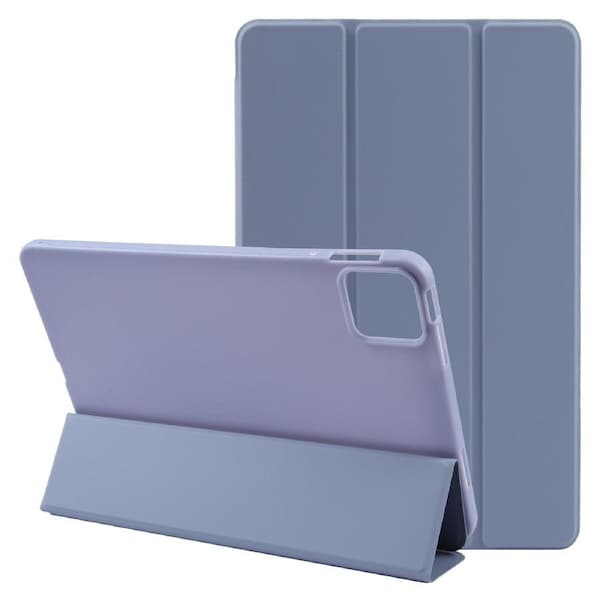 For iPad Air 13-inch (M3) Case, 3-Fold PU Leather Cover,Purple