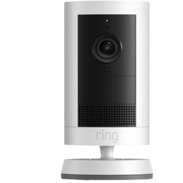 Ring Outdoor Security Camera Plus Battery (White)
