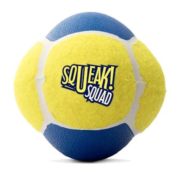 Tennis Bubble Ball Squeak Squad Dog Toy