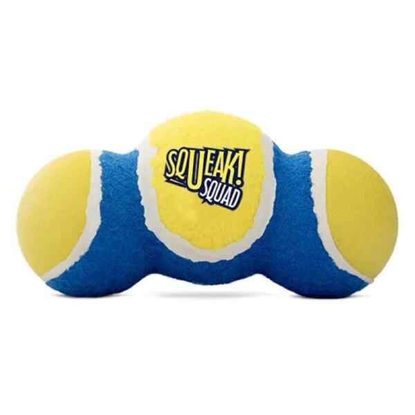 Tri Tennis Ball Squeak Squad Dog Toy