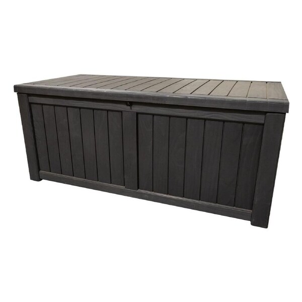 Stratco Magnus Black Outdoor Storage Box
