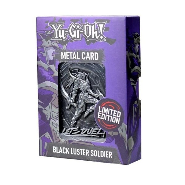 Yu-Gi-Oh Black Luster Soldier Metal Card Limited Edition w/ Display Stand