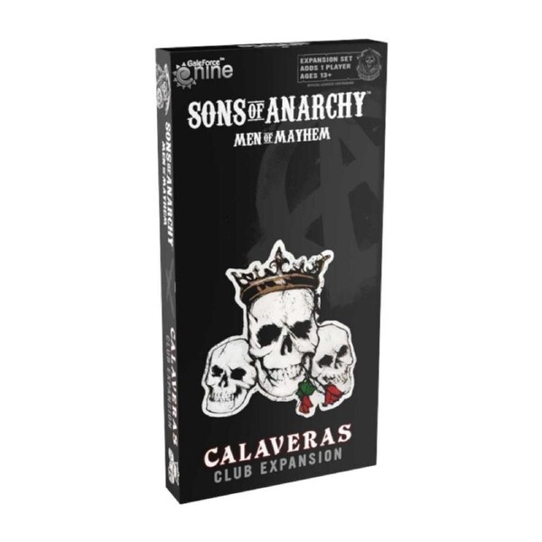 Sons of Anarchy Men of Mayhem Calaveras Club Expansion Kids Board Game 13y+