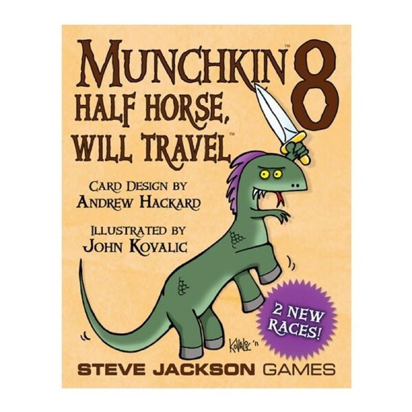 Munchkin 8 Half Horse Will Travel Expansion Kids Tabletop Card Game 10y+