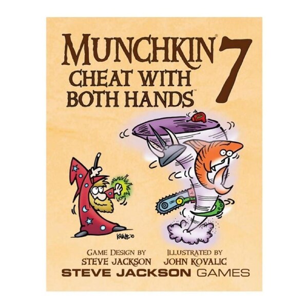 Munchkin 7 Cheat w/ Both Hands Expansion Kids Tabletop Play Card Game 10y+