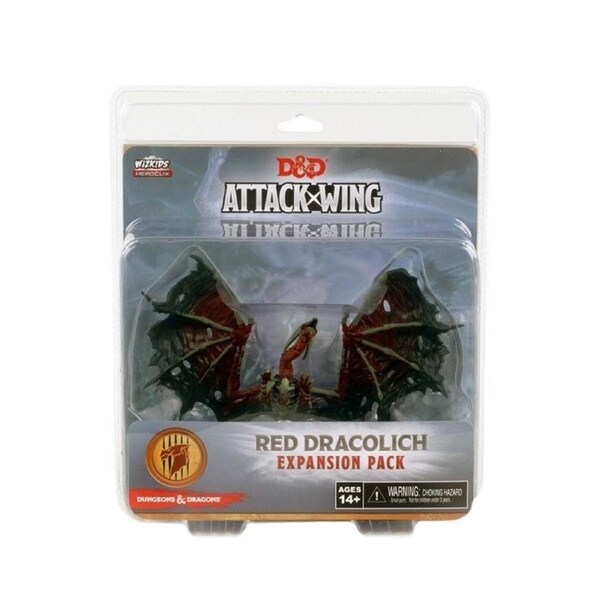 Dungeons & Dragons Attack Wing Wave-5 Red Dracolich Miniature Toy Pack 14y+