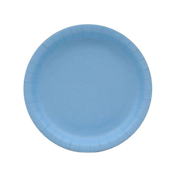 Sky Blue 10 Pack 23cm Paper Plates