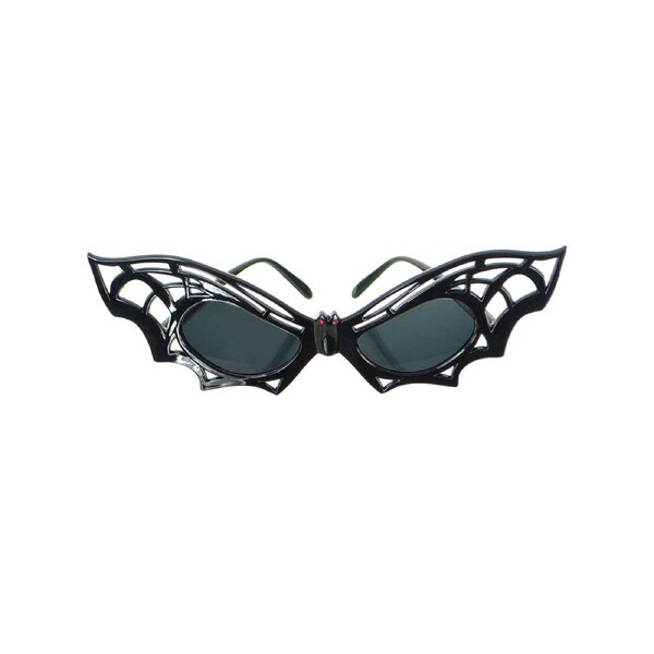 Novelty Black Bat Frame Halloween Costume Glasses
