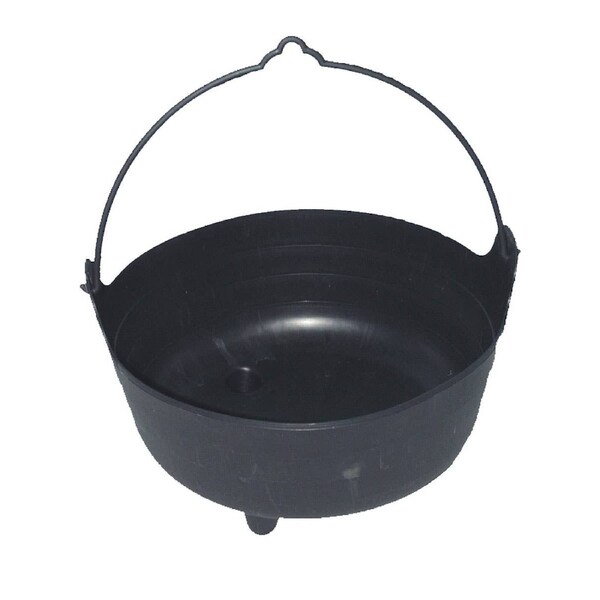 Black Large Witch Cauldron Halloween Decoration